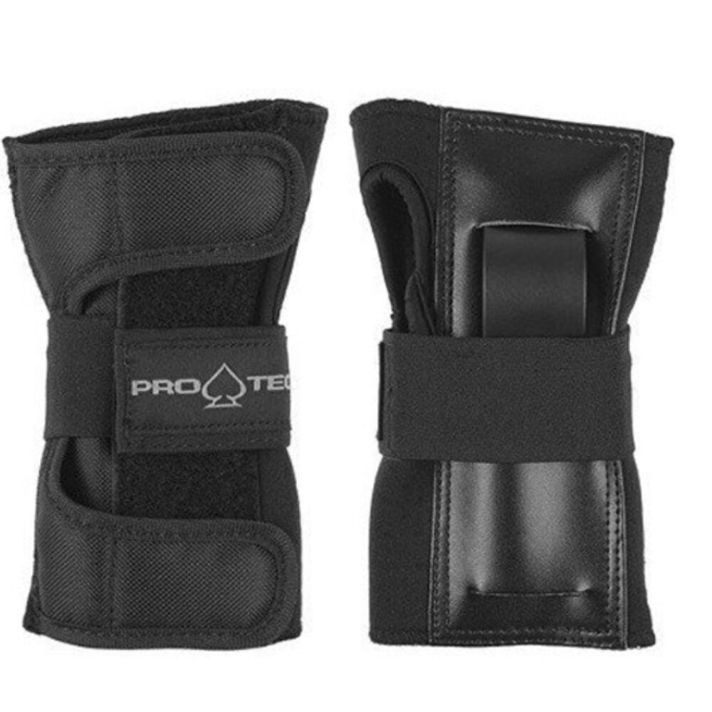 NEW Pair Pro-Tec Street Wrist Guards Black Small Skateboard Scooter - Picture 2 of 5